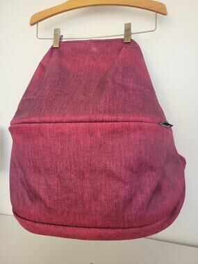 (NO FRAME) Evenflo Litemax Omni Baby Car Seat Fabric Canopy Sun Shade Burgundy